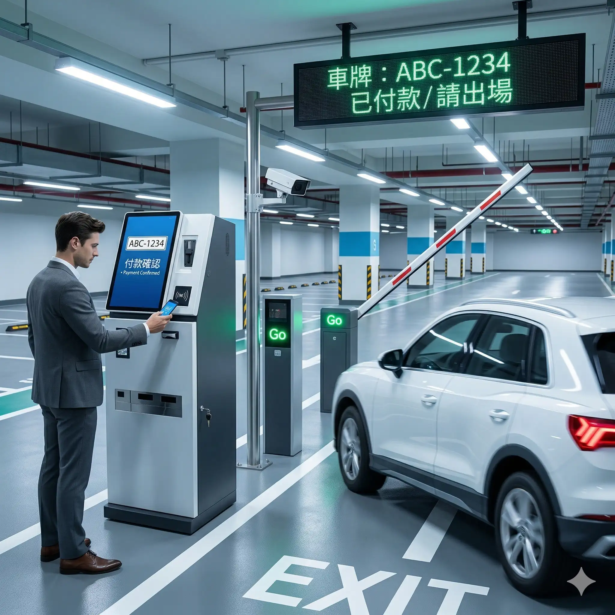 停車場自動繳費機