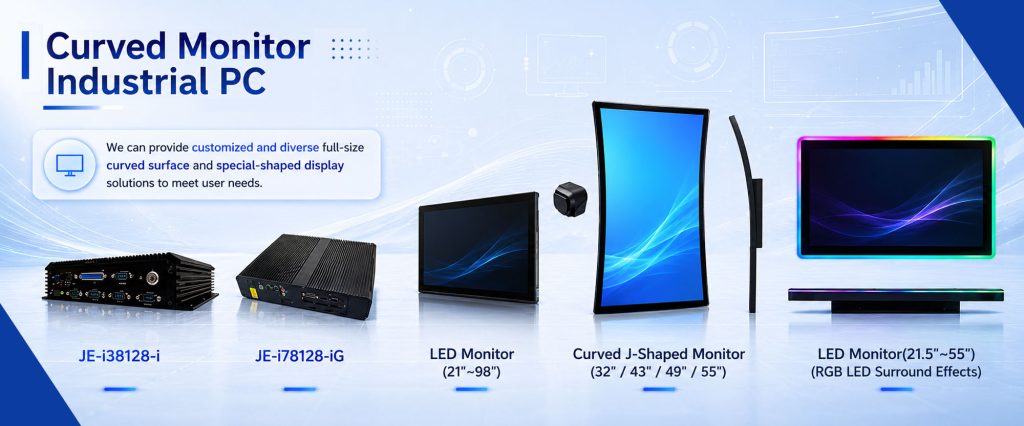 Curved Monitor Industrial PC