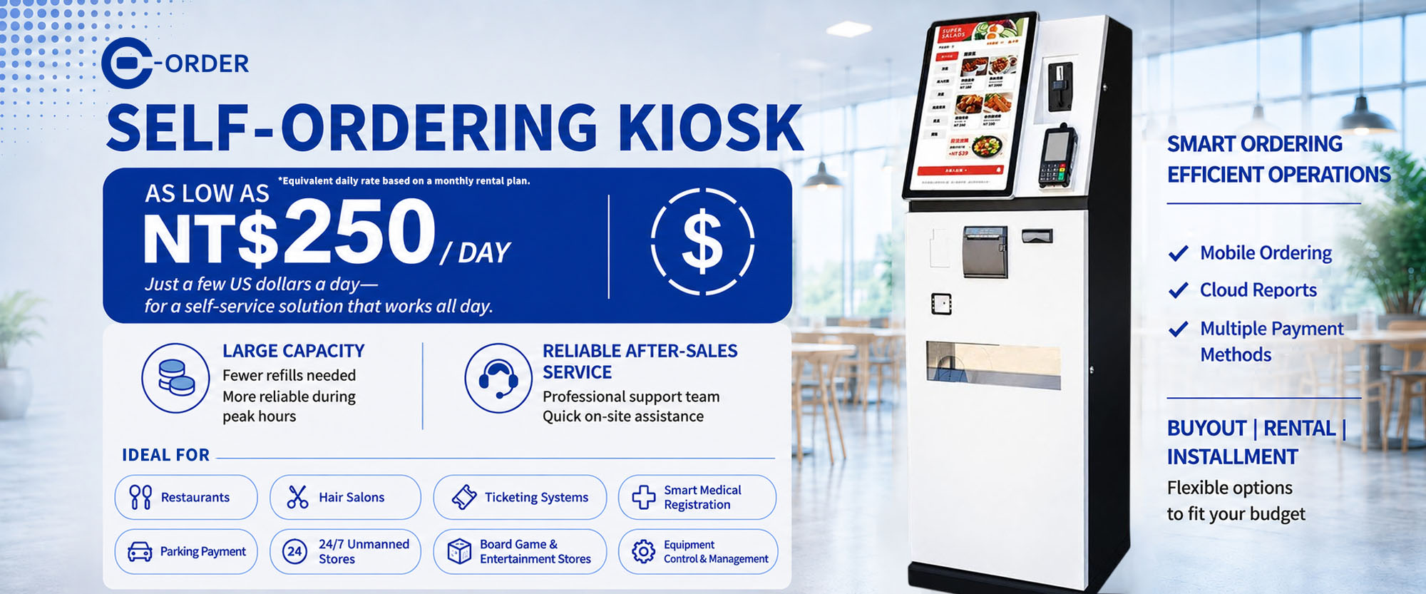 Introduction to ordering machine